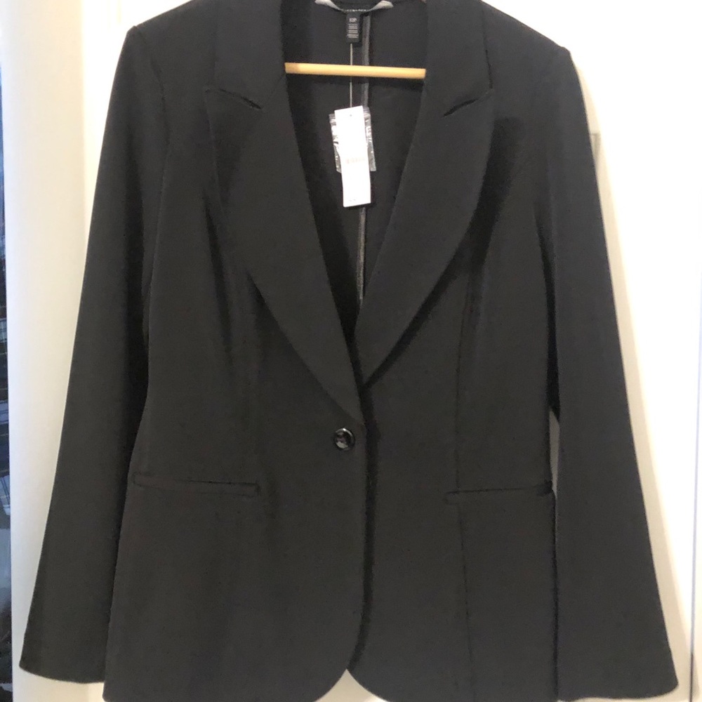 White House Black Market black Blazer
